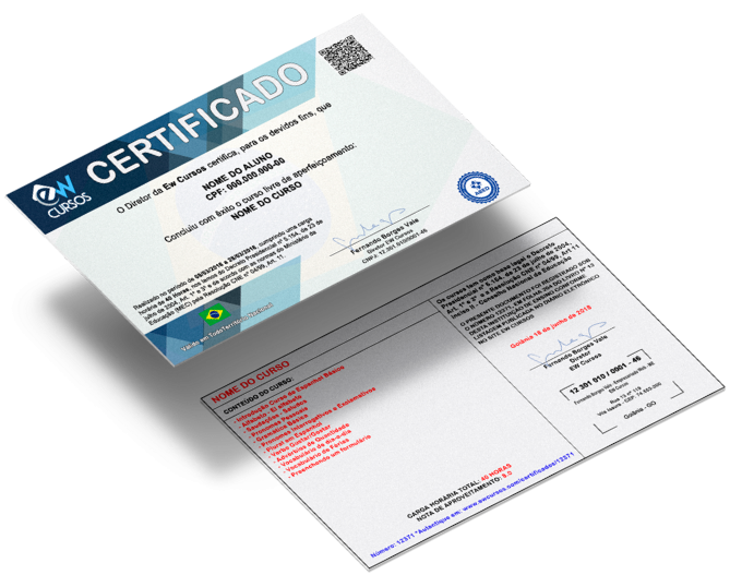 Certificado EW Cursos